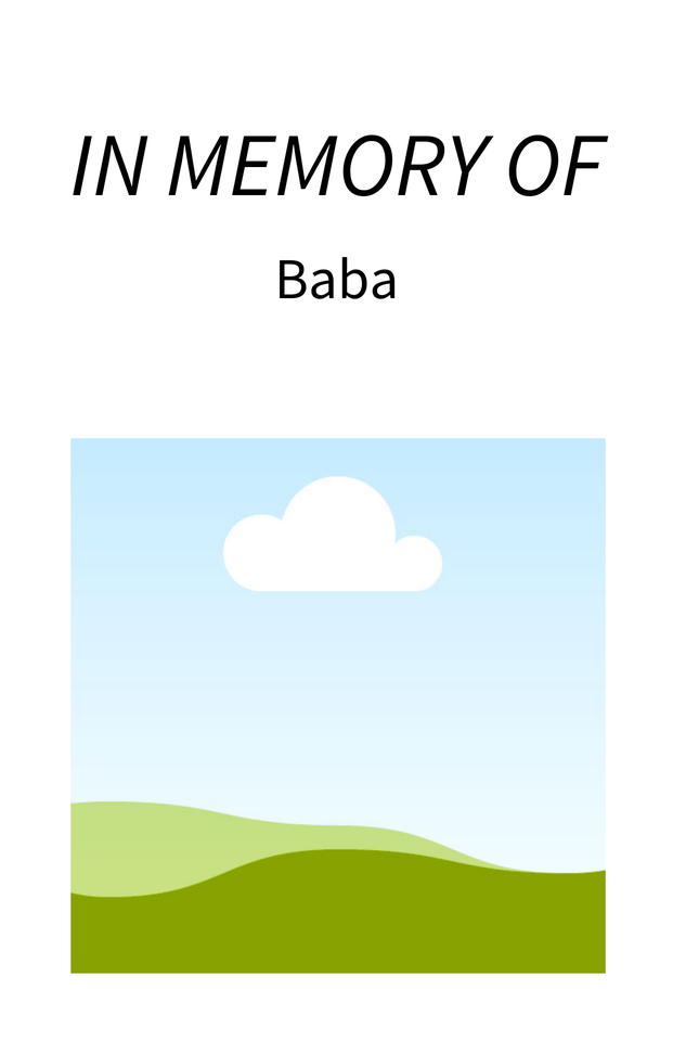 Photo shared for in memory of Baba