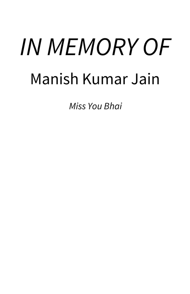 Photo shared for in memory of Manish Kumar Jain