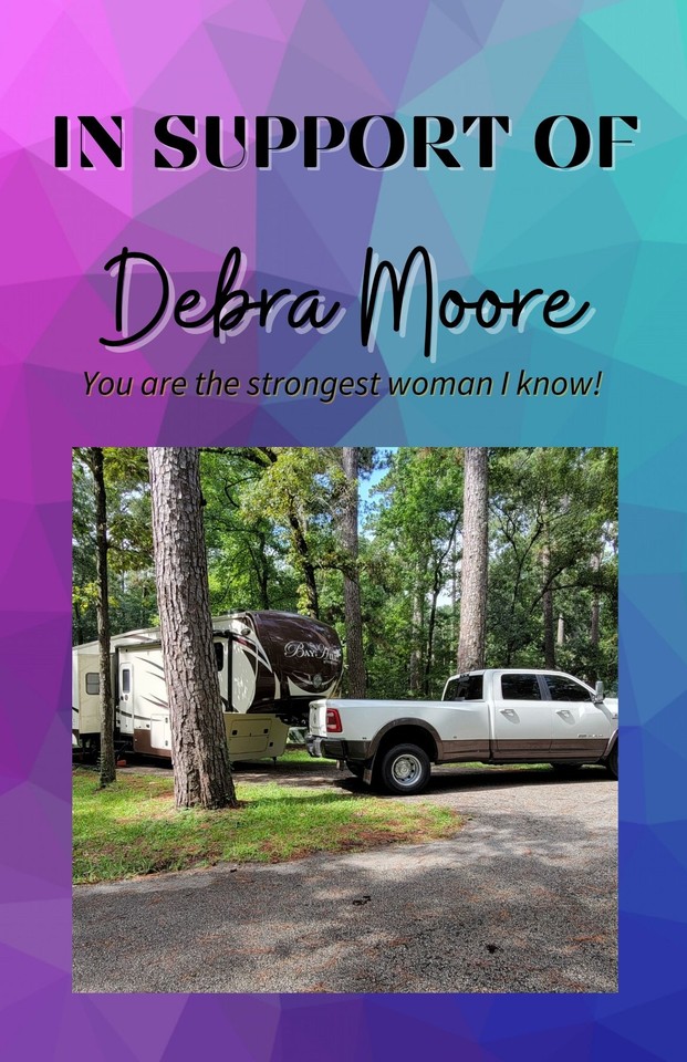 Photo shared for in support of Debra Moore