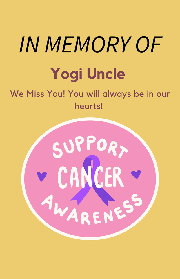 Photo shared for in memory of Yogi Uncle