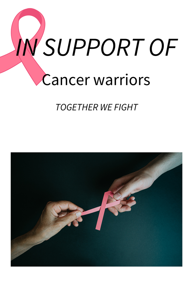Photo shared for in support of Cancer Warriors