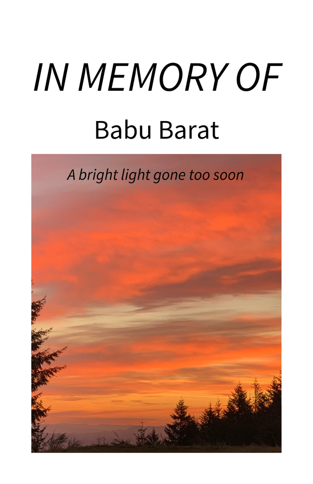 Photo shared for in memory of Babu Barat
