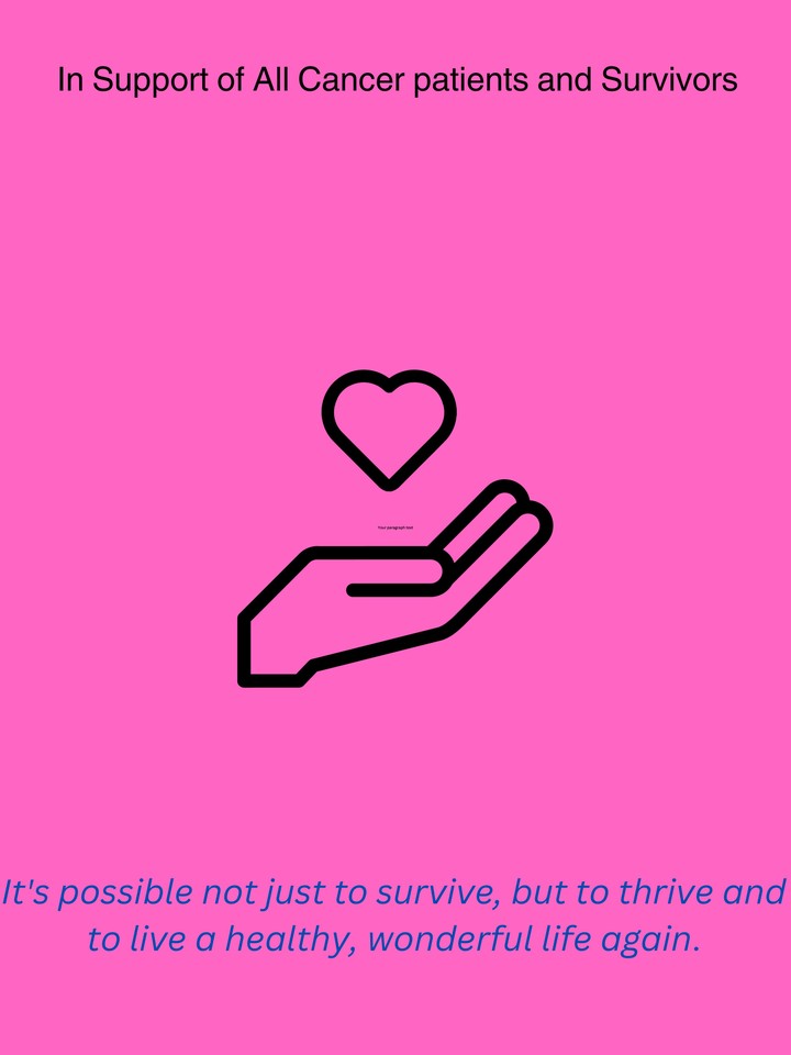 Photo shared for in support of All cancer survivors
