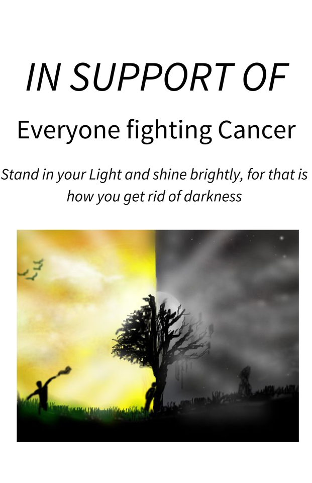 Photo shared for in support of All fighting cancer