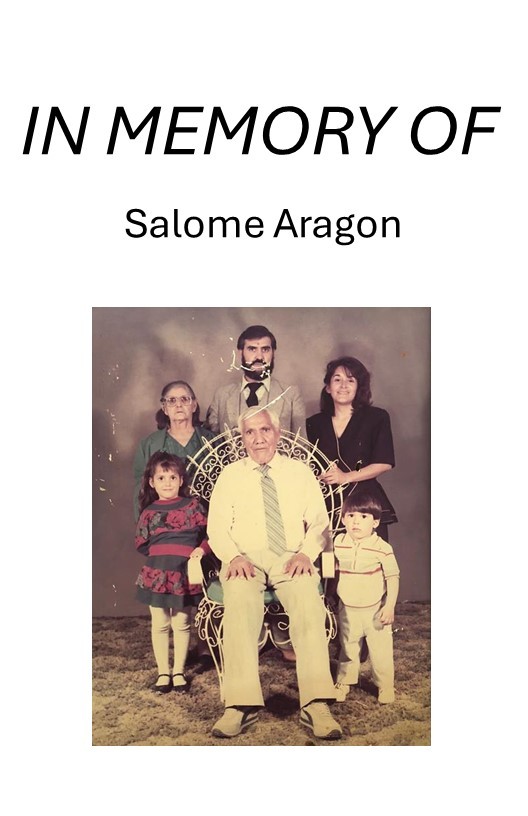 Photo shared for in honor of Salome Aragon