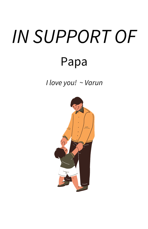 Photo shared for in support of My Dad