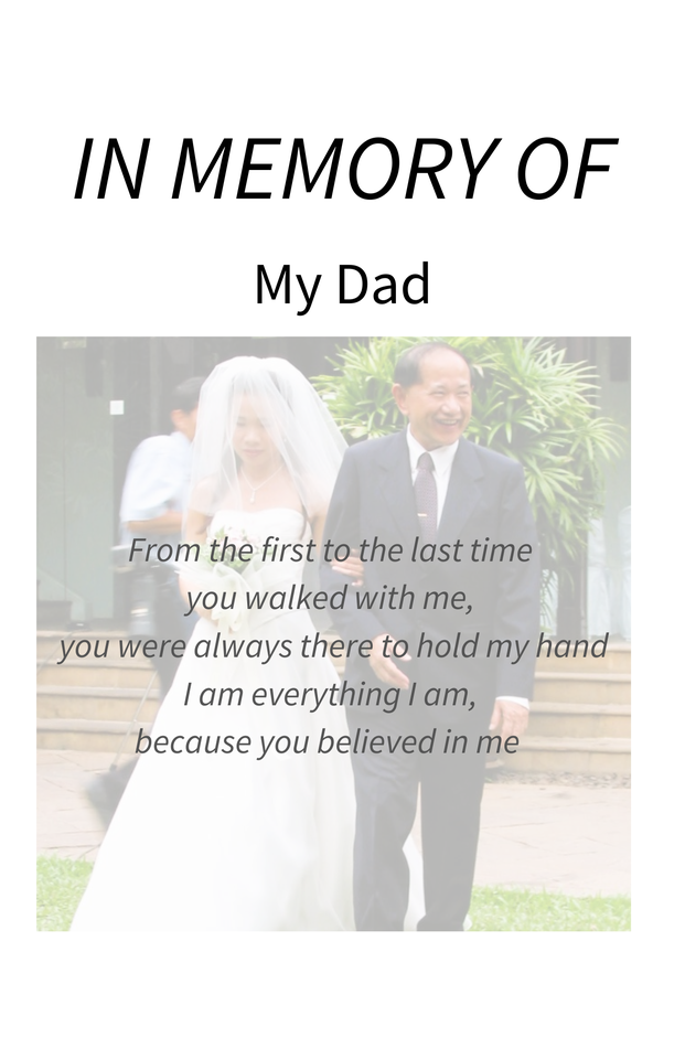 Photo shared for in memory of My dad