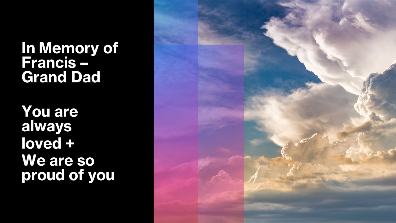 Photo shared for in honor of Francis