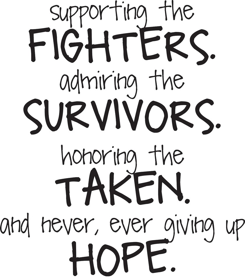 Photo shared for in support of Cancer Warriors