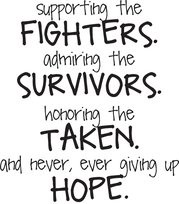 Photo shared for in support of Cancer Fighters
