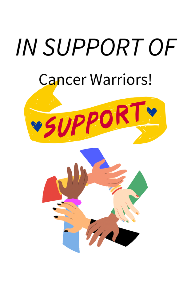 Photo shared for in support of Cancer Warriors