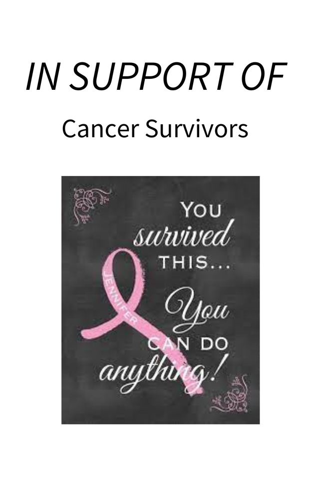 Photo shared for in support of Cancer Survivors