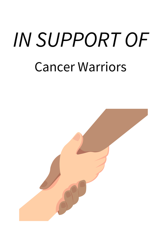 Photo shared for in support of Cancer Warrior