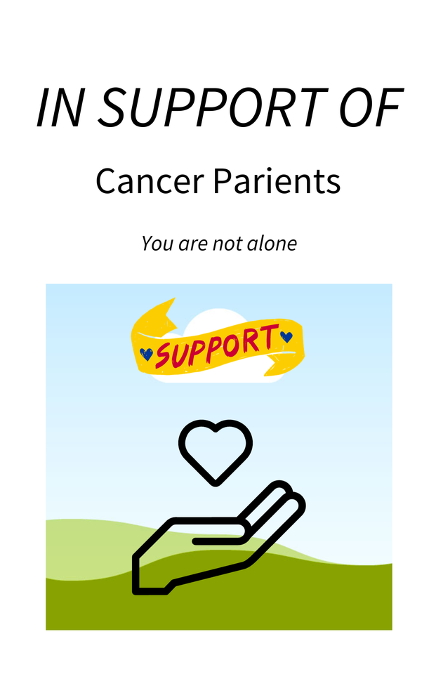 Photo shared for in support of Cancer Patients