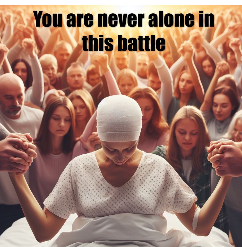 Photo shared for in support of All cancer warriors