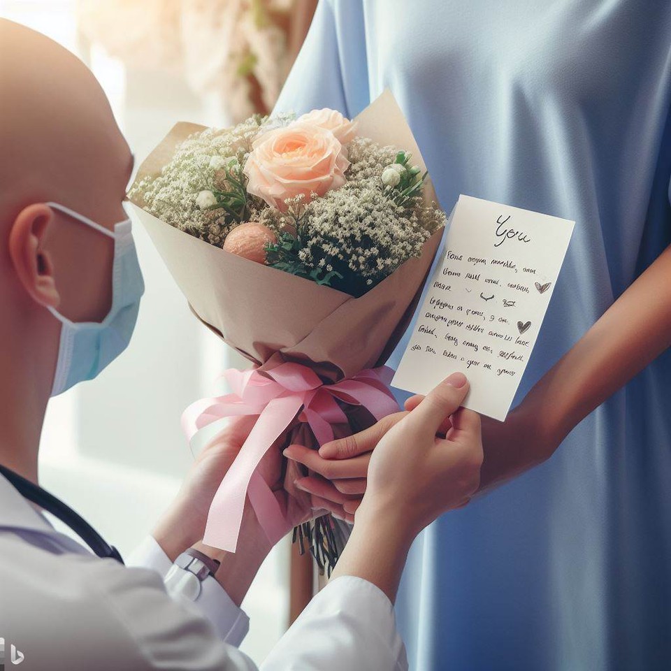 Photo shared for in support of Cancer patients