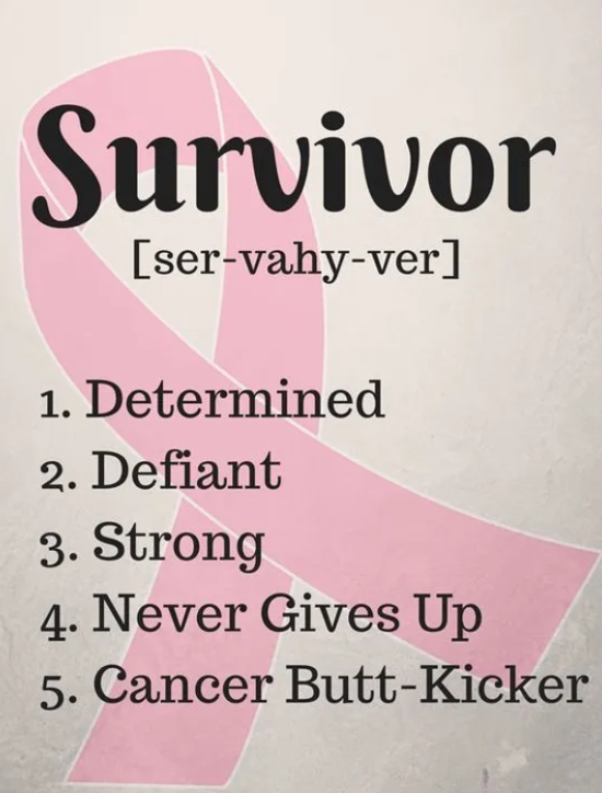 Photo shared for in support of Cancer survivors