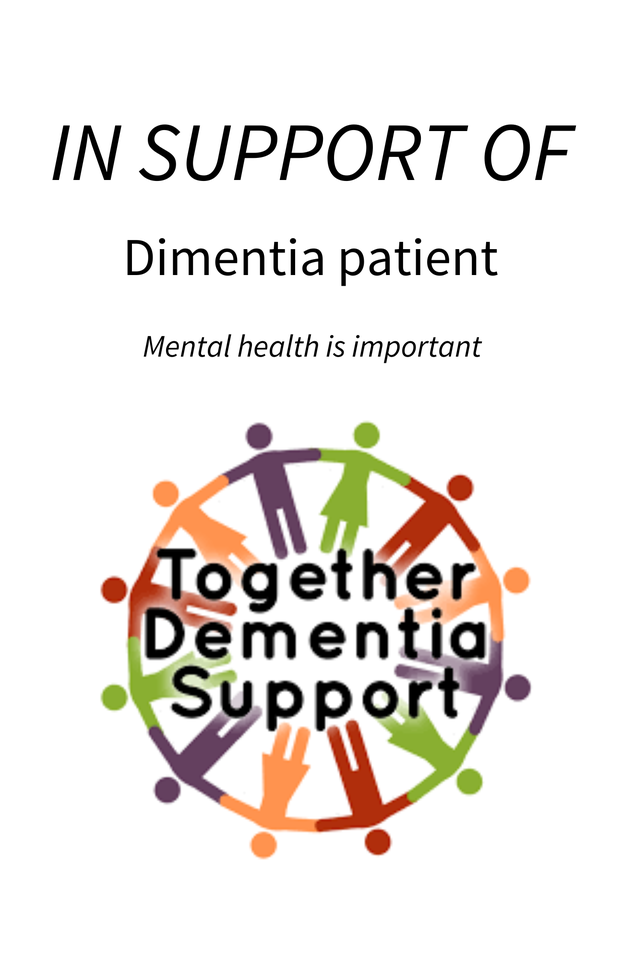 Photo shared for in support of Dementia patient