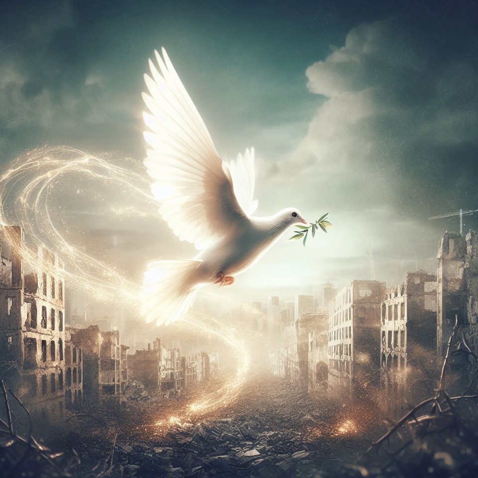 Photo shared for in support of the war torn people