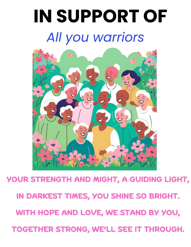 Photo shared for in support of All Cancer Patients