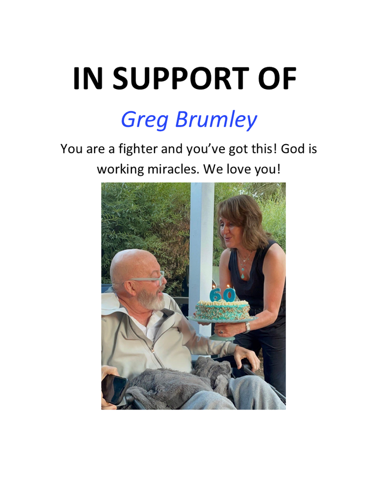 Photo shared for in support of Greg Brumley