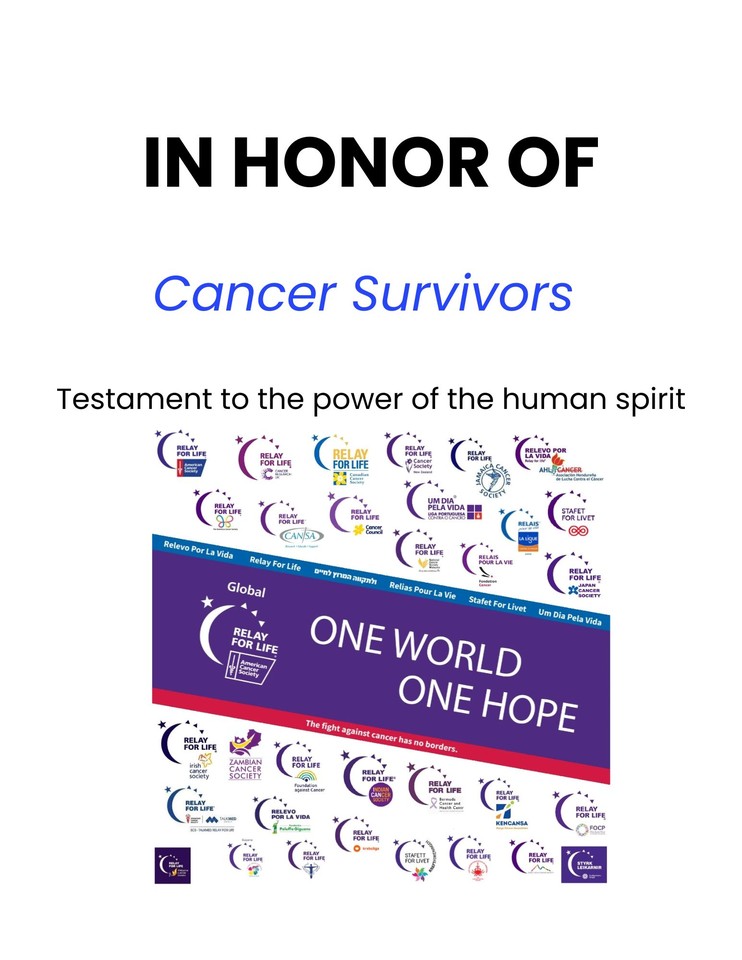 Photo shared for in honor of Cancer Survivors
