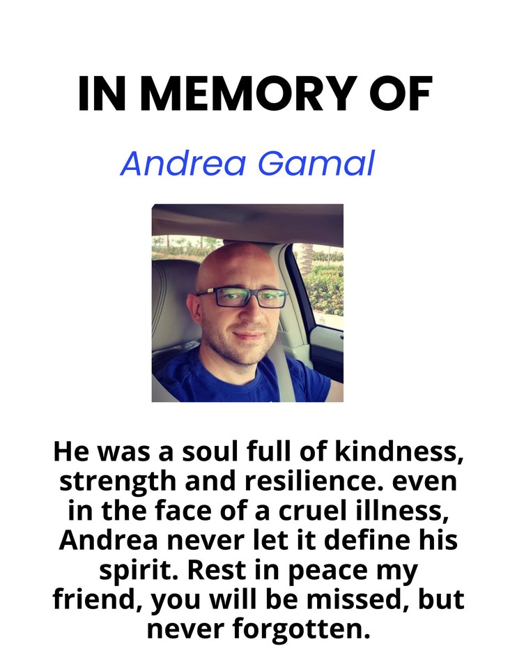 Photo shared for in memory of Andrea Gamal