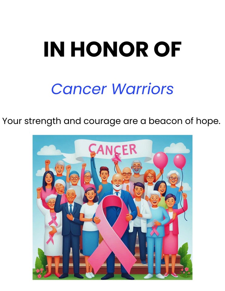 Photo shared for in support of Cancer Patients