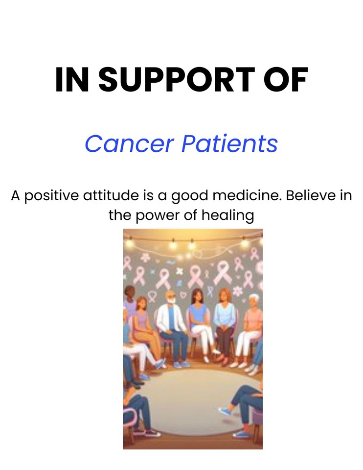 Photo shared for in support of Cancer Patients