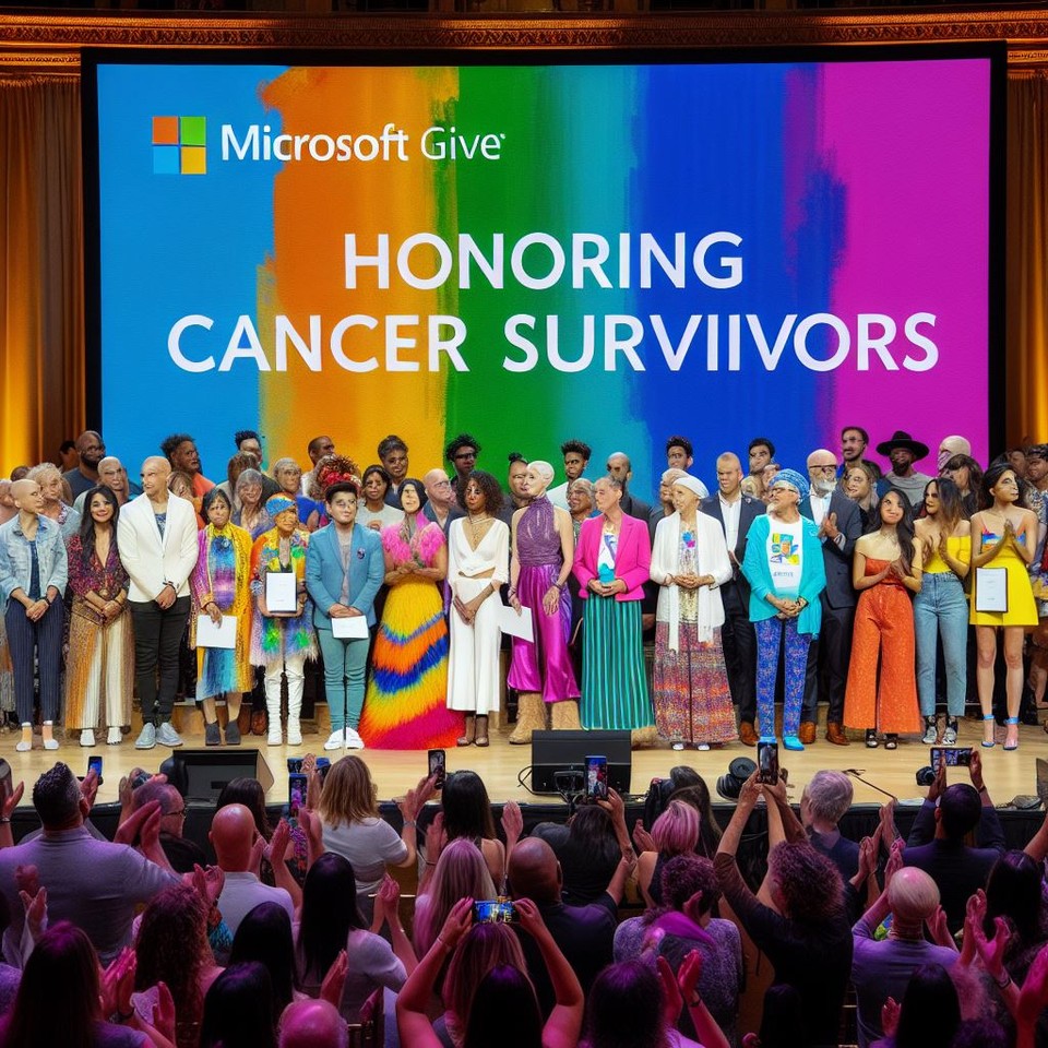 Photo shared for in support of cancer serviver