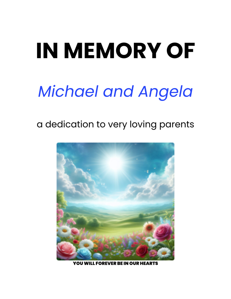 Photo shared for in memory of Michael and Angela