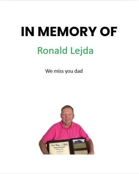 Photo shared for in honor of Ronald Lejda