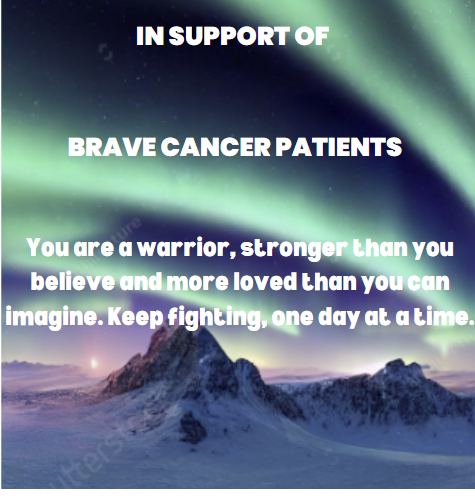 Photo shared for in support of Cancer patient