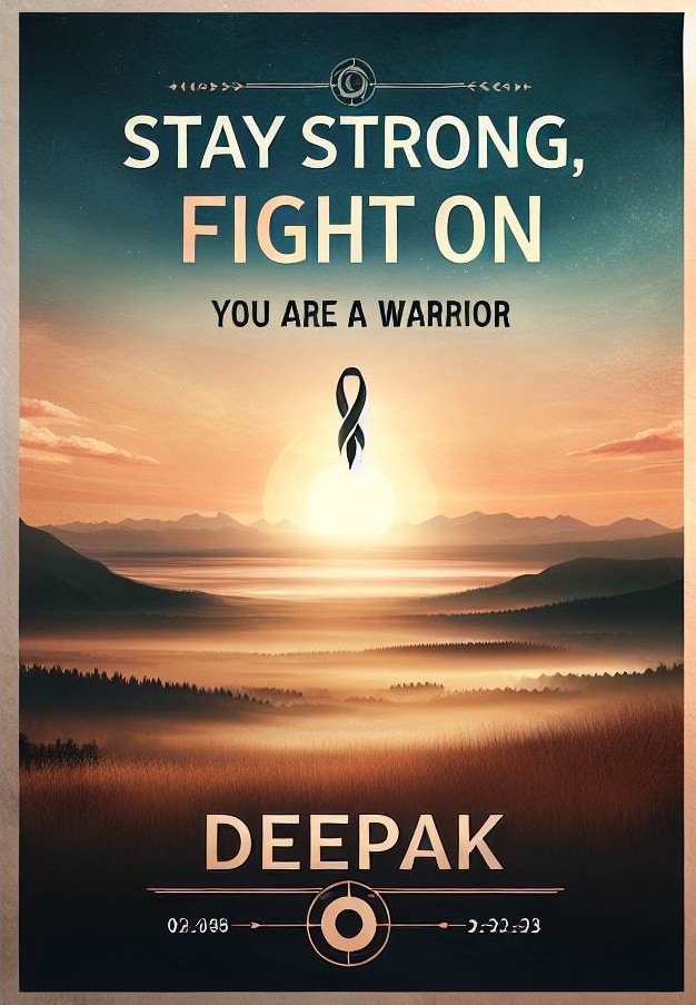 Photo shared for in support of All Cancer Fighters