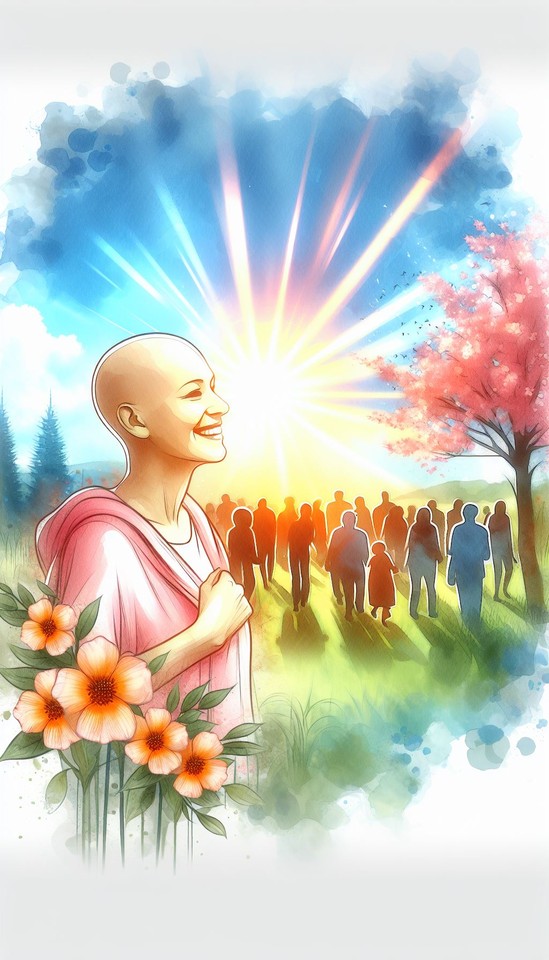 Photo shared for in support of Cancer warrios