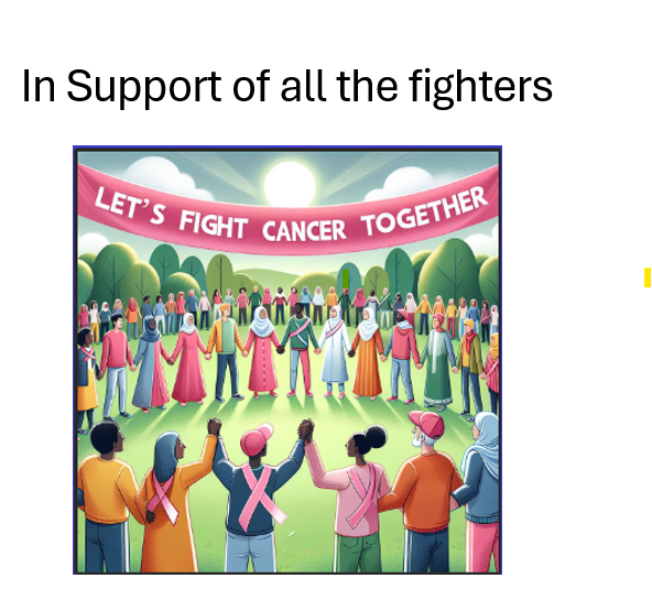 Photo shared for in support of All the fighters