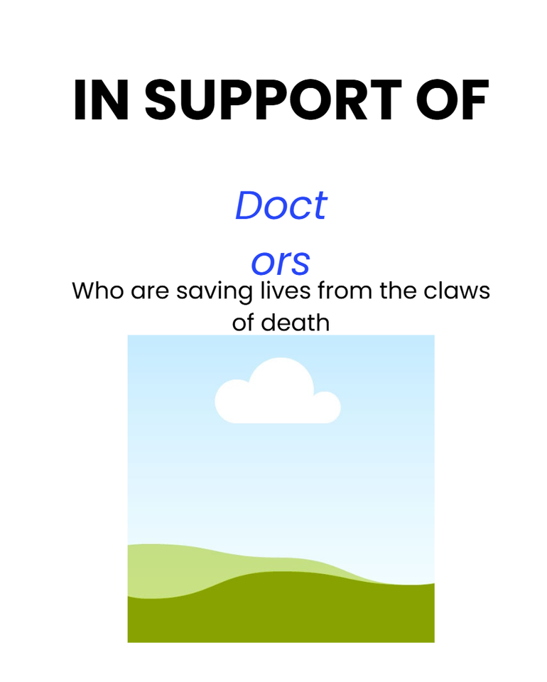 Photo shared for in memory of All the doctors