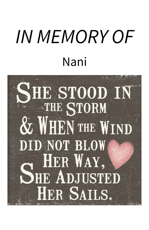 Photo shared for in memory of Nani