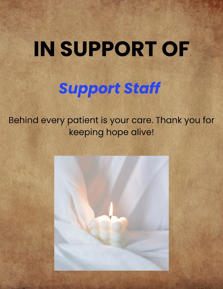 Photo shared for in support of Support Staff