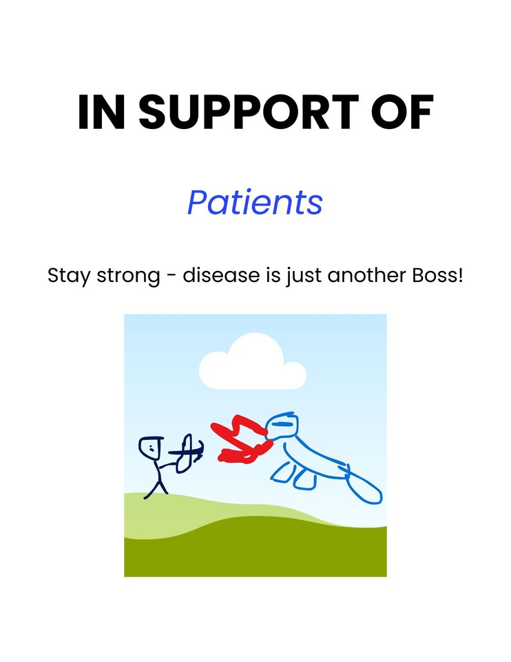 Photo shared for in support of Patients