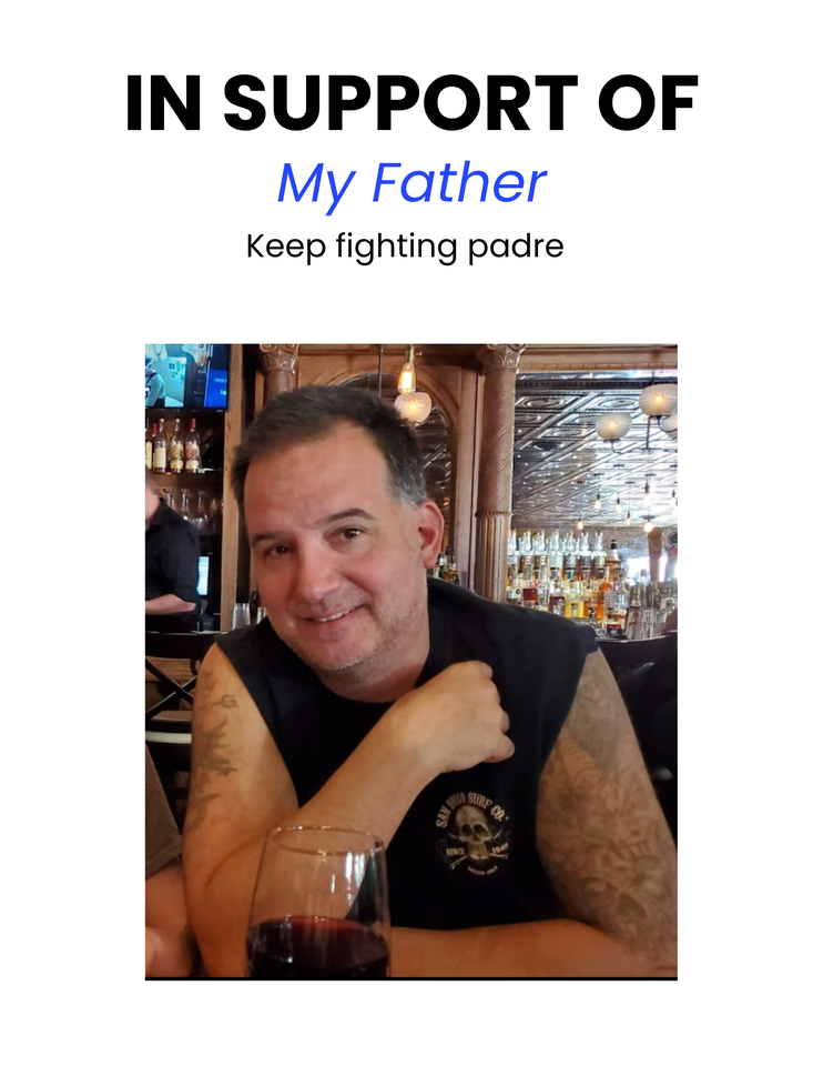 Photo shared for in support of My Father