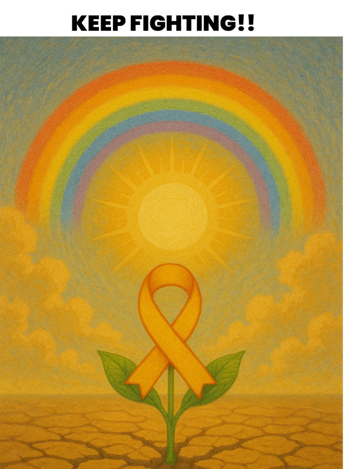 Photo shared for in support of all cancer fighters