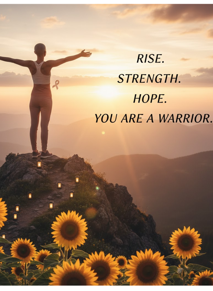 Photo shared for in support of Cancer patients