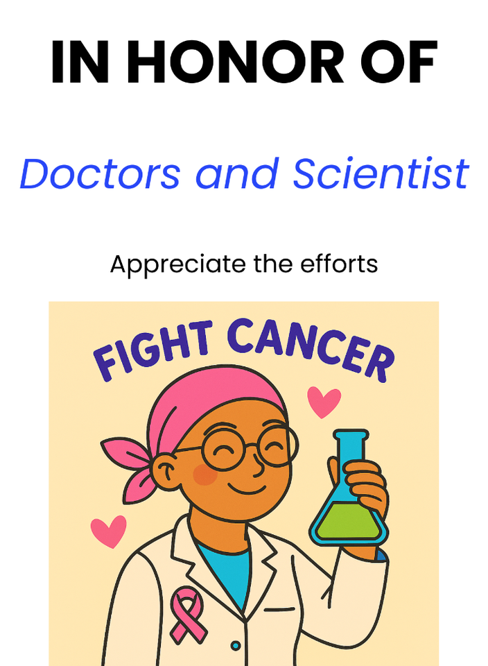 Photo shared for in honor of Scientist and doctor