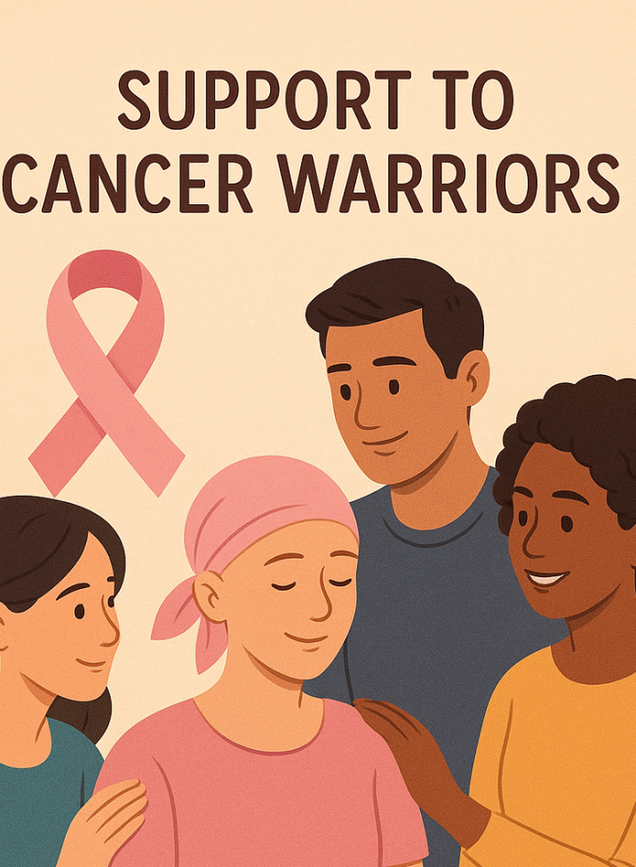 Photo shared for in support of Cancer warriors