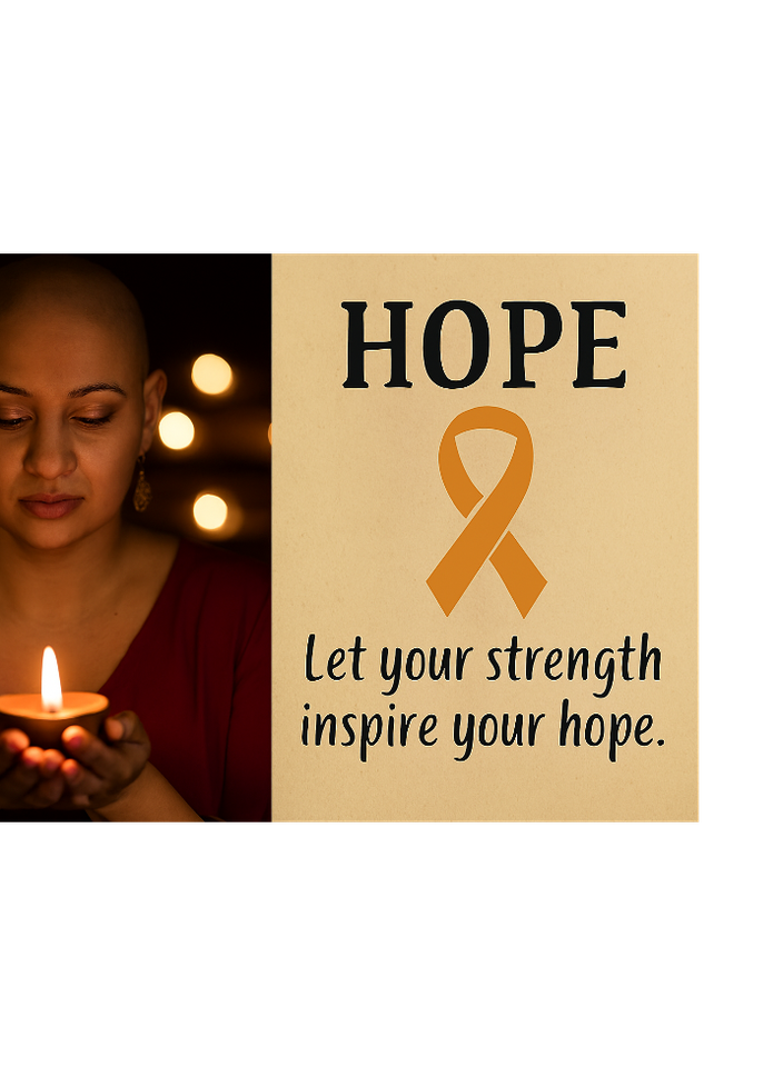 Photo shared for in support of all cancer warriors