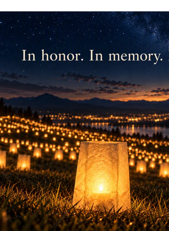 Luminaria In Support Of Everyone battling cancer - American Cancer Society