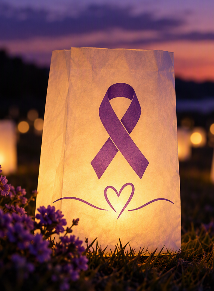 Luminaria In Support Of Dedicated to everyone whose life has been ...
