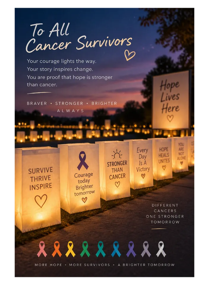 Luminaria In Support Of All cancer survivor - American Cancer Society